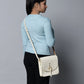 White Elegance Crossbody Sling Bag