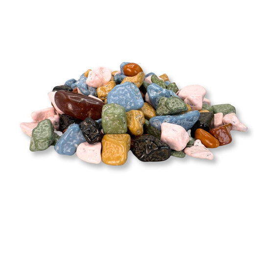 Kimmie Candy Choco Rocks – Guijarros de chocolate crujientes – Bolsa de valor a granel