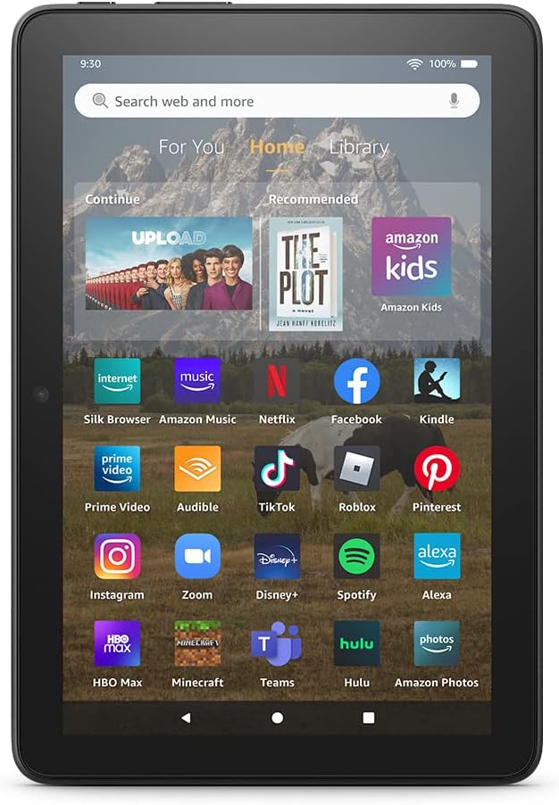 Tablet Amazon Fire HD 8, pantalla HD de 8", 32 GB, negra (reacondicionada)