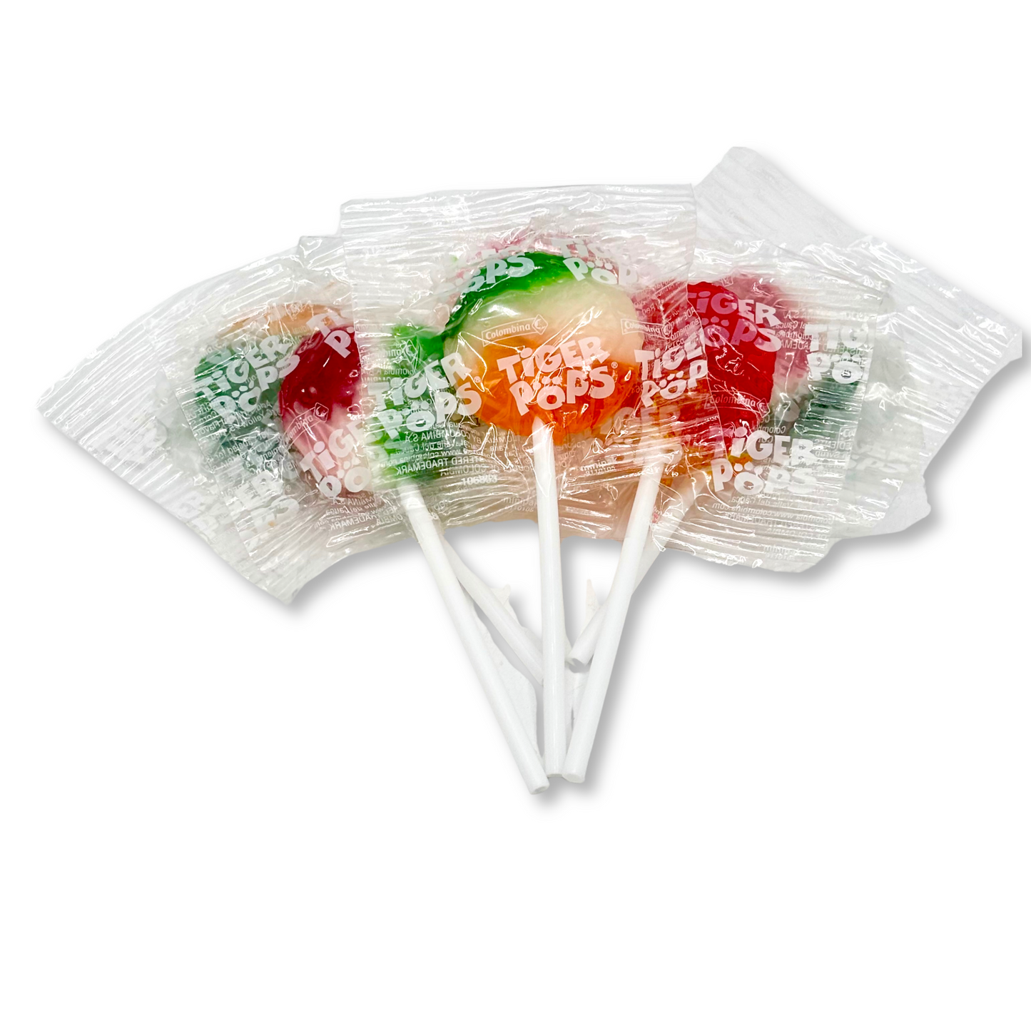Paletas Tiger Pops, sabores surtidos, bolsa económica a granel