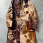 Cavalli Men’s Long Cowhide Pony Hair Coat – Genuine Hair-On Leather Trench