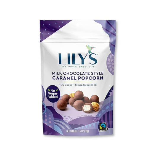 Palomitas de Caramelo con Chocolate con Leche Estilo Lily's 3.5 oz