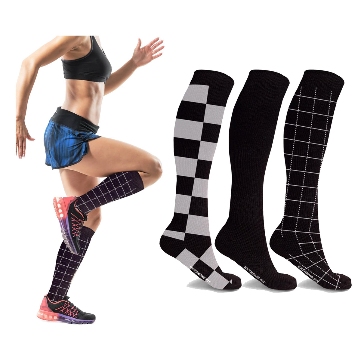 3 pares: Calcetines de compresión, regalo perfecto