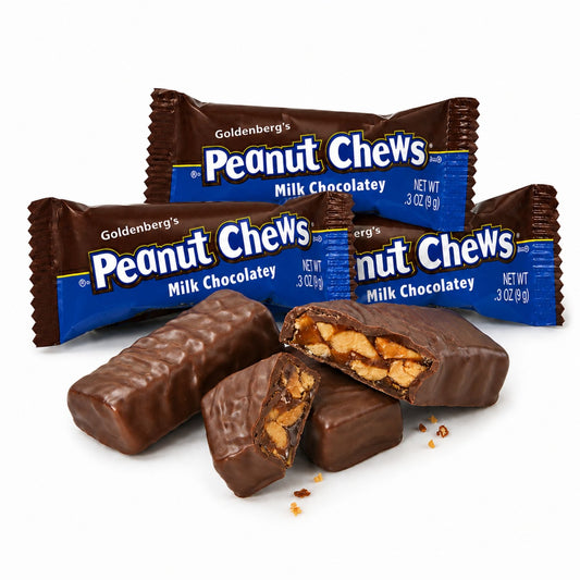 Goldenberg’s Peanut Chews – Chocolate con Leche – Tamaño Mini – Bolsa Grande de Ahorro