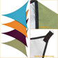 Toldo de Vela para Patio, Toldo de Sombra, Toldo de Camping, Vela de Toldos, Refugio Solar, Cubierta Triangular para Patio de Juegos de Guardería al Aire Libre