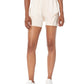 adidas Womens Power Aeroready Two-in-One Shorts Linen/White XX-Small
