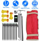 Tent Stakes Camping Hammer Tent Pegs Set Camping Accessories Kit with 9.84FT Reflective Ropes for Camping Hiking Canopy