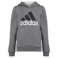 adidas Boys Chop Pullover Hoodie Charcoal Grey Heather Small (8)