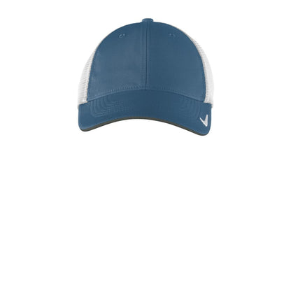 Gorra Nike Dri-FIT de malla en la parte trasera NKAO9293 - Azul marino/Blanco - M/L