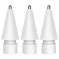 GRTHTATI, paquete de 3 puntas finas de repuesto de metal, compatibles con Apple Pencil de 2.ª generación, Apple Pencil de 1.ª generación y Apple Pencil USB-C, puntas resistentes al desgaste (1.3 mm)