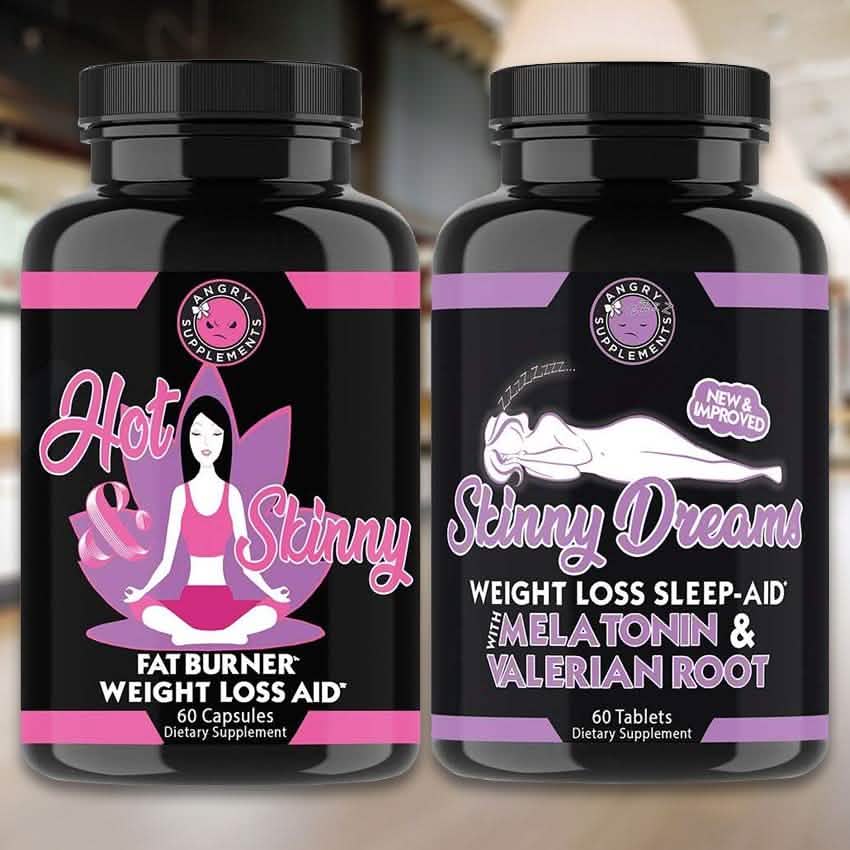 Paquete de 2: Pastillas para dieta Angry Supplements de día y de noche