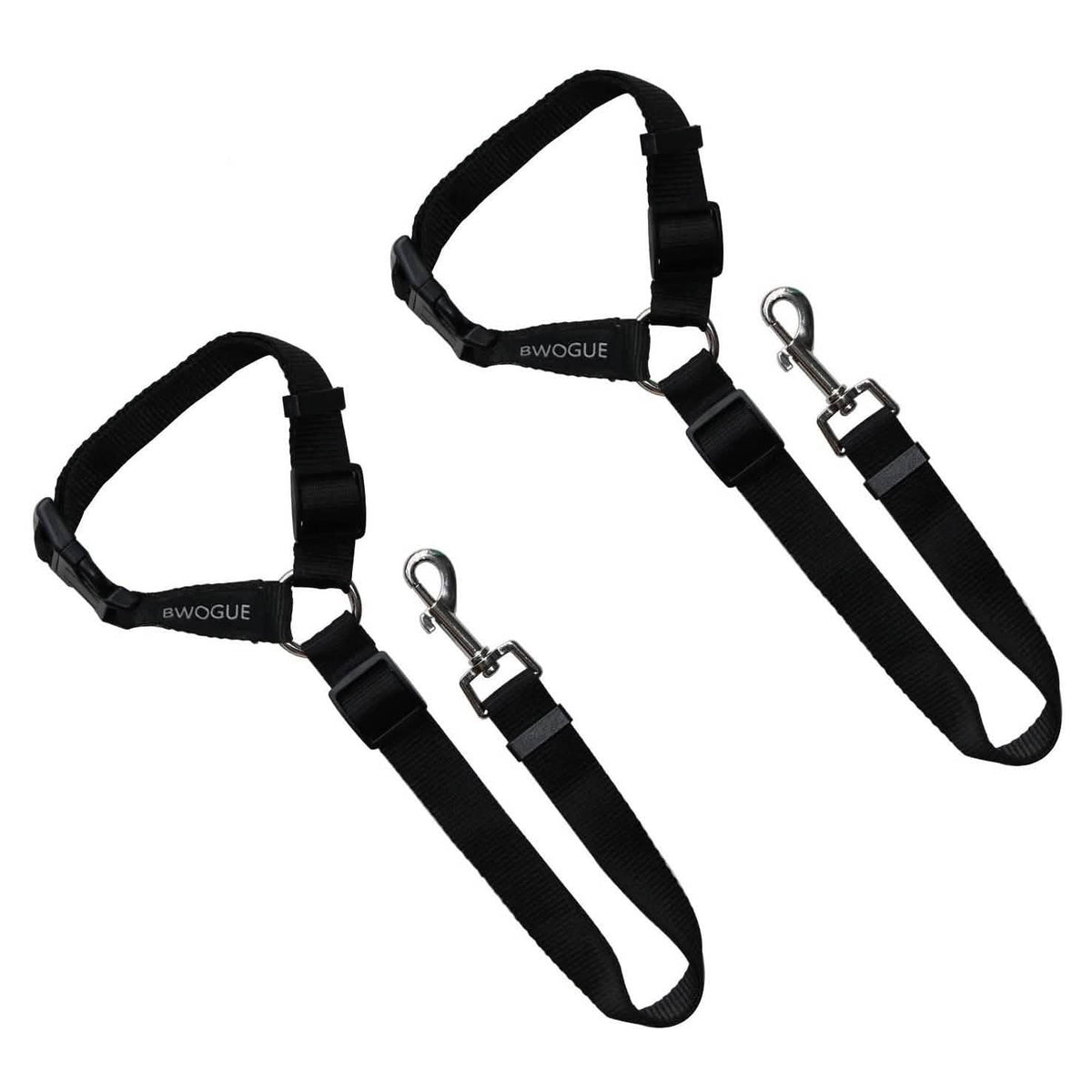 Paquete de 2: Cinturón de seguridad Bwogue para perros y gatos