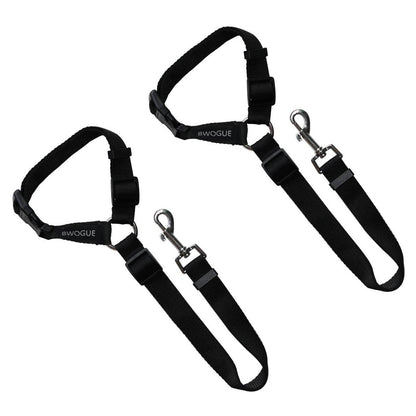 Paquete de 2: Cinturón de seguridad Bwogue para perros y gatos