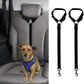 Paquete de 2: Cinturón de seguridad Bwogue para perros y gatos