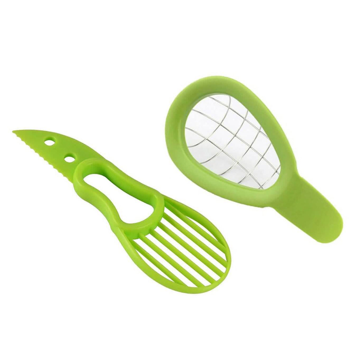 Paquete de 2: Cortador de aguacate completo, removedor de semillas y cortador en cubos