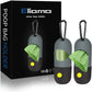 2-Pack: Dog Poop Bag Dispenser with Built-in LED Flashlight