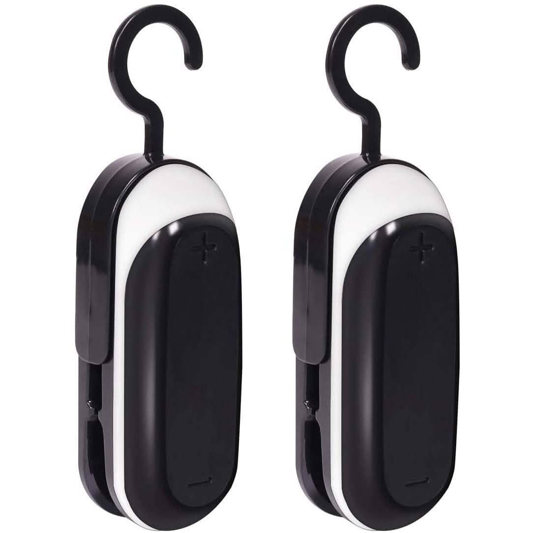 Paquete de 2: sellador de bolsas mini Mempedont, sellador térmico para bolsas de plástico