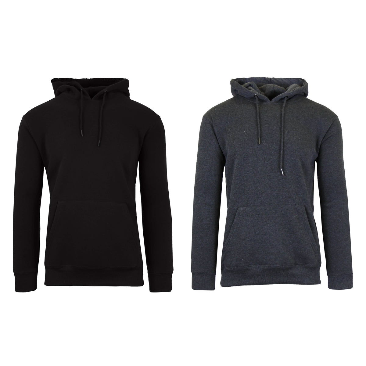 Paquete de 2: Sudadera con capucha de forro polar para hombre