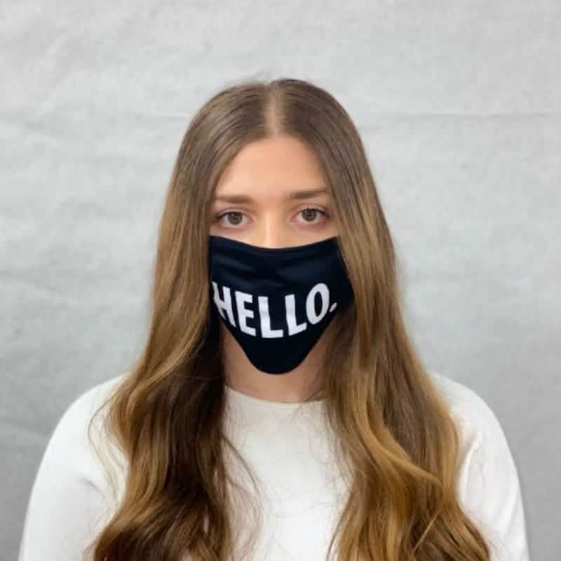 Paquete de 2: Mascarilla facial unisex elástica reutilizable de primera calidad