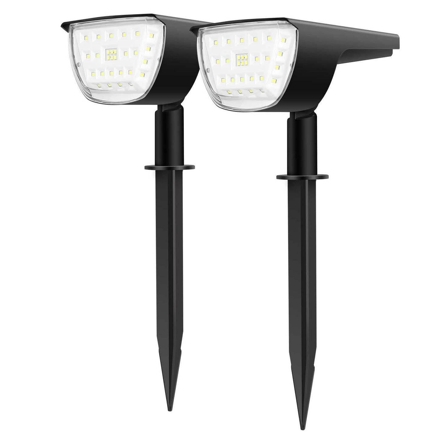 Paquete de 2: Focos solares para jardín de 32 LED Solarek