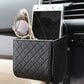 Paquete de 2: Bolsa universal de piel sintética para teléfono móvil para coche, salida de aire, monedero