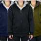 2-Pack: Women's Heavyweight Loose-Fit Sherpa Fleece-Lined Zip Hoodie