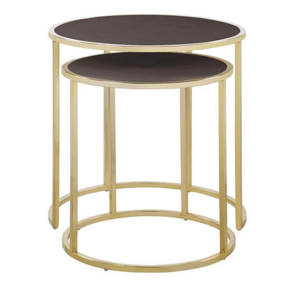 Juego de 2: Mesa nido Tuscany de Iconic Home