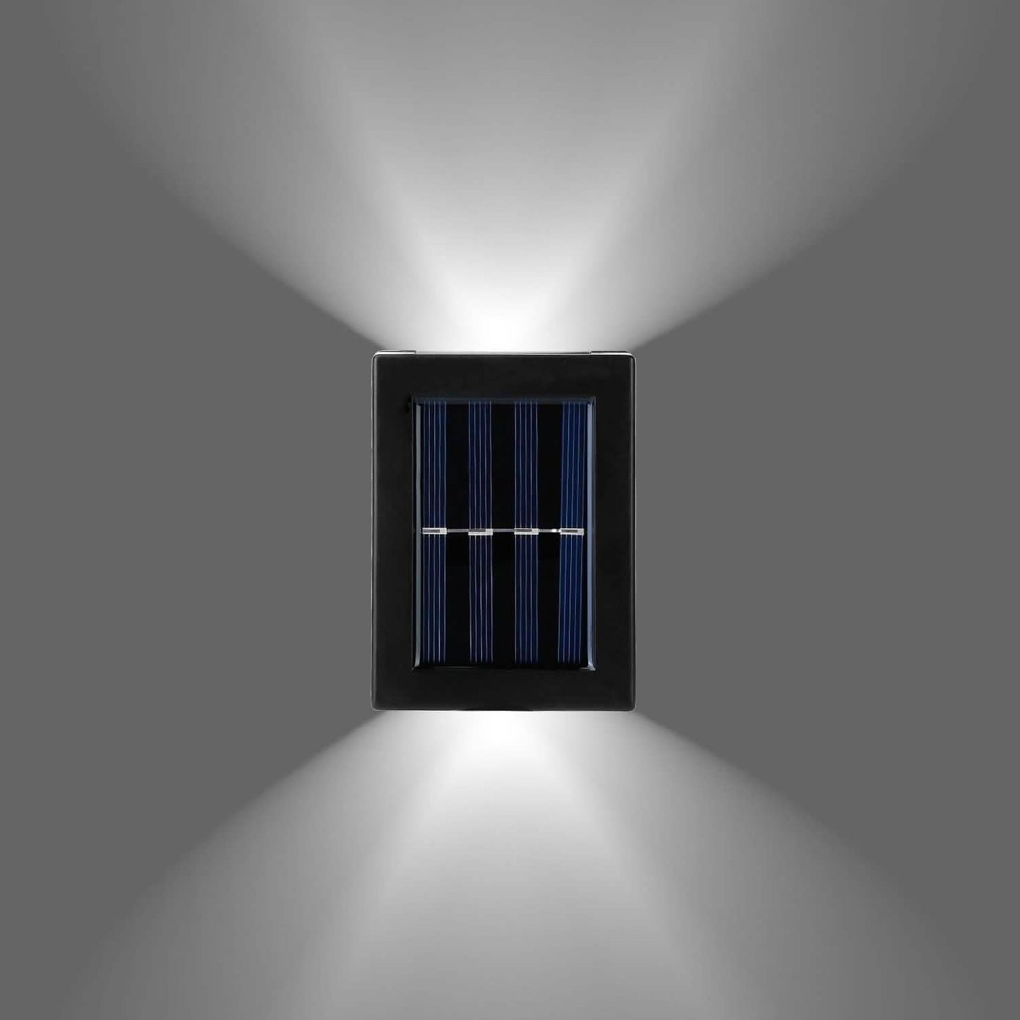 Paquete de 2: luces solares de cubierta para exteriores