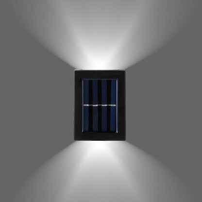 Paquete de 2: luces solares de cubierta para exteriores