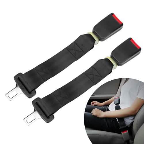 Paquete de 2: Extensor universal de 14” para cinturón de seguridad de automóvil