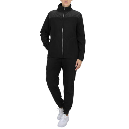 Conjunto de 2 piezas: Suéter y pantalón de chándal de forro polar a juego para mujer
