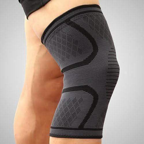 Manga de compresión para rodilla 2.0 con soporte extra y agarre de gel - Talla: L
