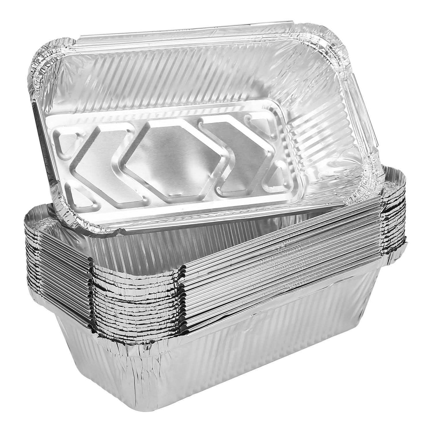 Paquete de 20: Sartenes Desechables de Papel de Aluminio