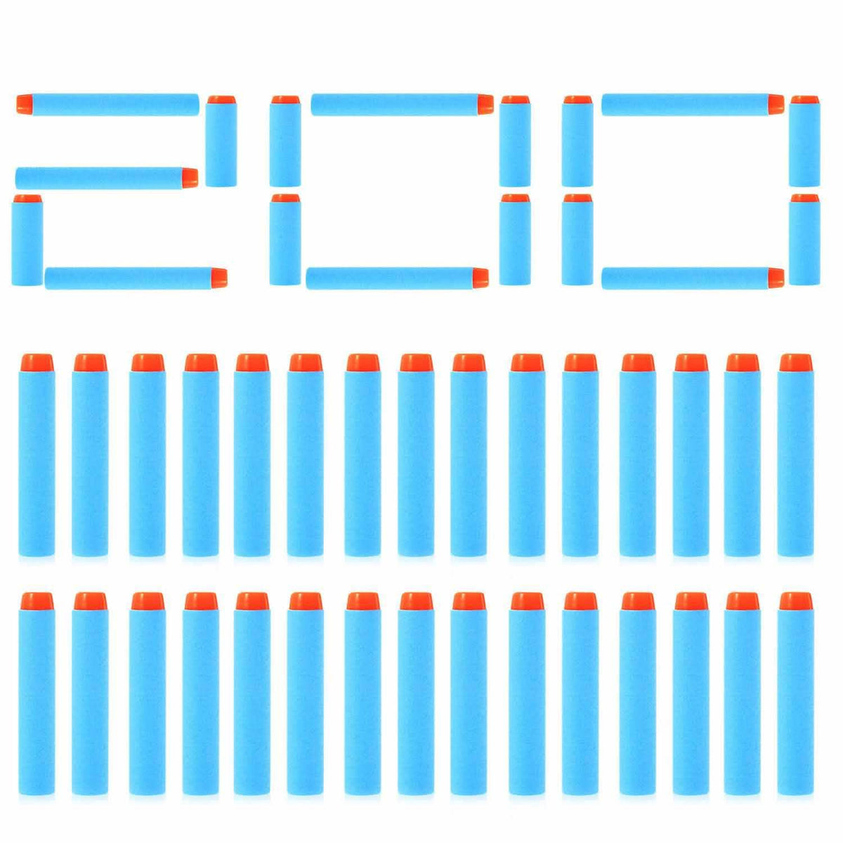 200 Piezas: Dardos de Recambio Compatibles con Nerf N-Strike Elite Series