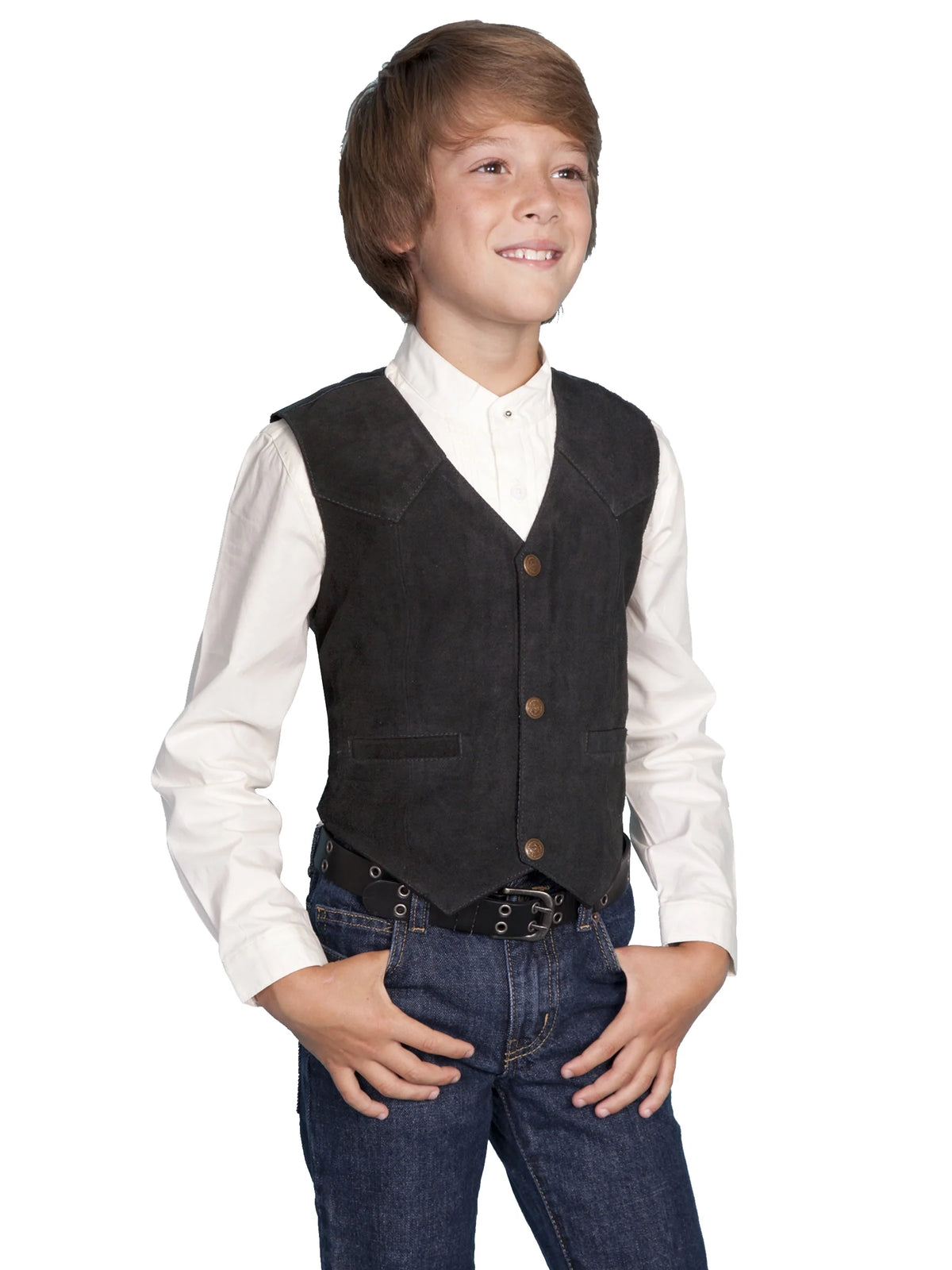 Scully Colt (2002 Boar Suede) – Chaleco para niños