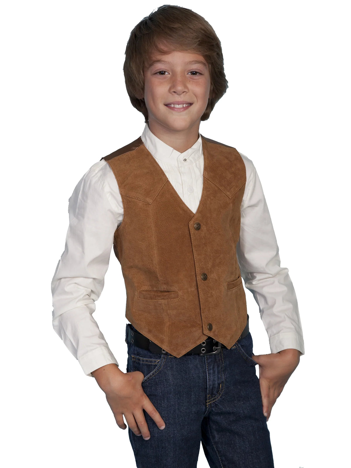 Scully Colt (2002 Boar Suede) – Chaleco para niños