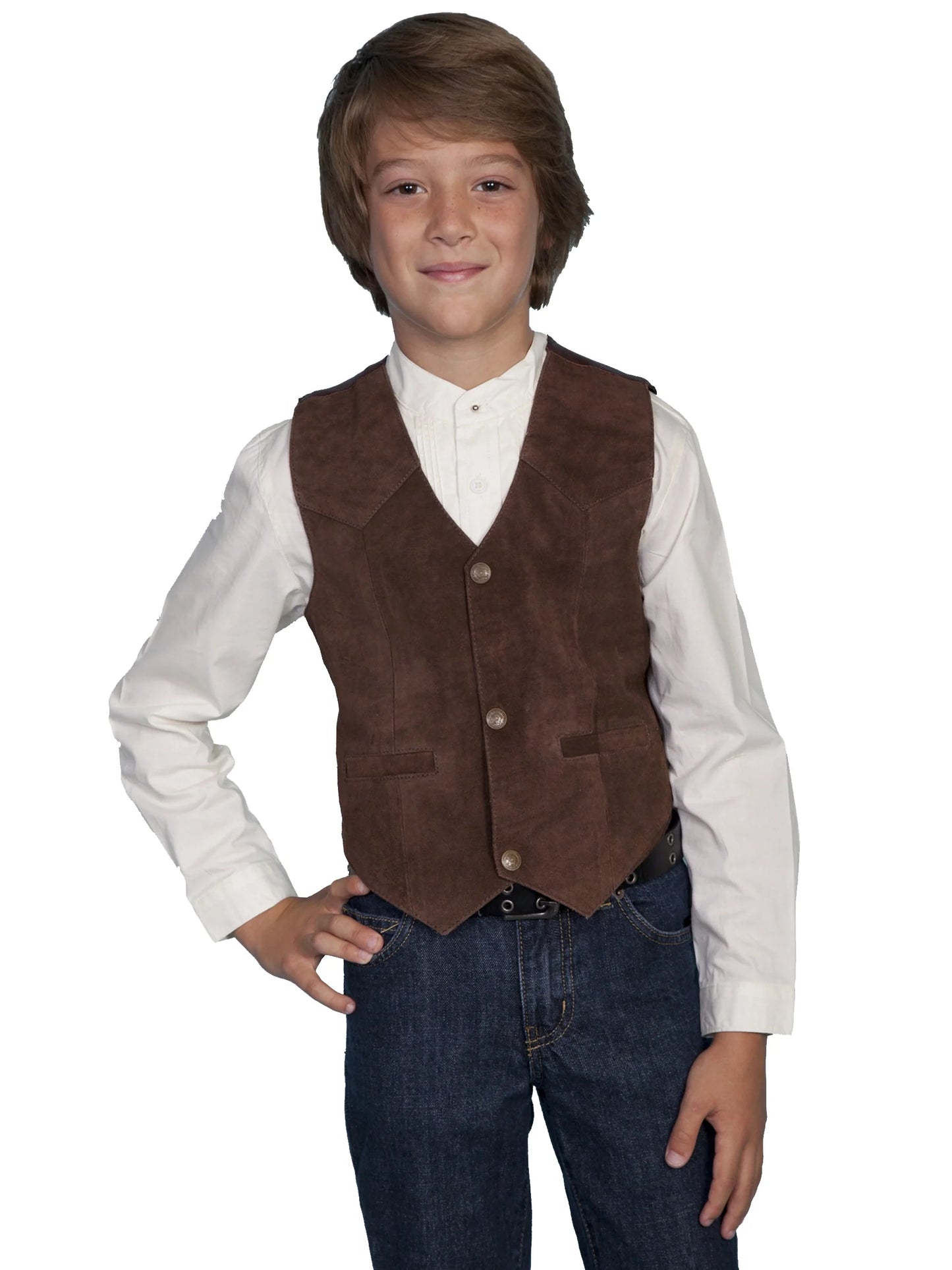 Scully Colt (2002 Boar Suede) – Chaleco para niños