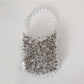 Women's Woven Brown Water Drop Fashion Retro Handbags