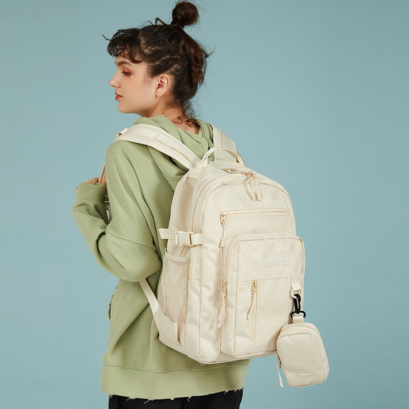 Comfortable Large Capacity Simple College Class Backpacks