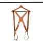 Double Camera Strap Harness- Tan Brown
