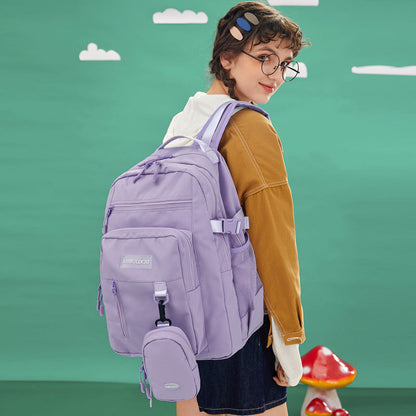 Comfortable Large Capacity Simple College Class Backpacks