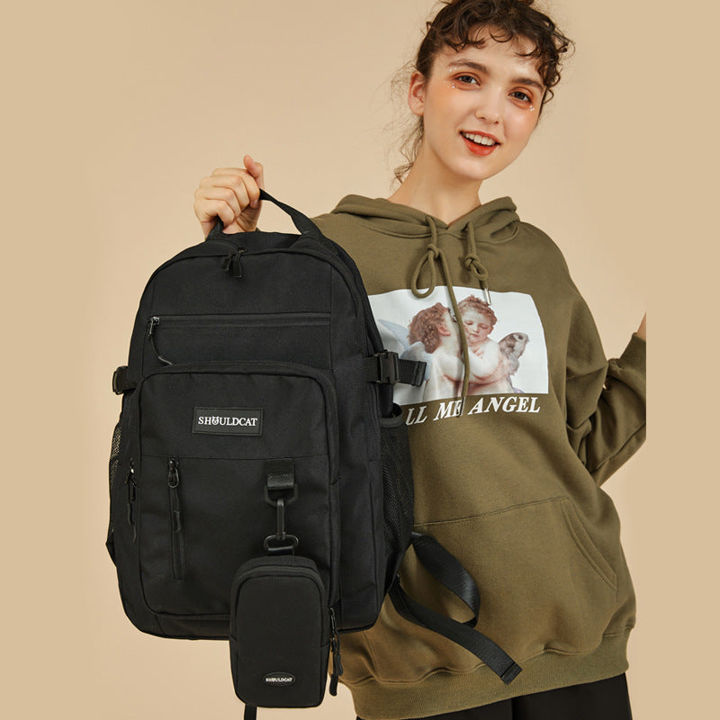 Comfortable Large Capacity Simple College Class Backpacks