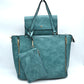 3 in 1 Side Zipper Women's Tote Handbag set
