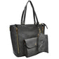 3 in 1 Side Zipper Women's Tote Handbag set