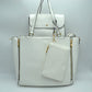 3 in 1 Side Zipper Women's Tote Handbag set