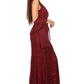 OFERTA - Vestido largo de encaje con cuello en V Eureka 2030J Incluye chaqueta (Talla 3XL)