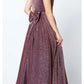 Juliet 205 Long One Shoulder Sleeveless Glitter Gown