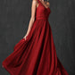 Juliet 205 Long One Shoulder Sleeveless Glitter Gown