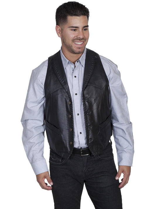Scully Laramie (206 Piel de Cordero) – Chaleco para Hombre