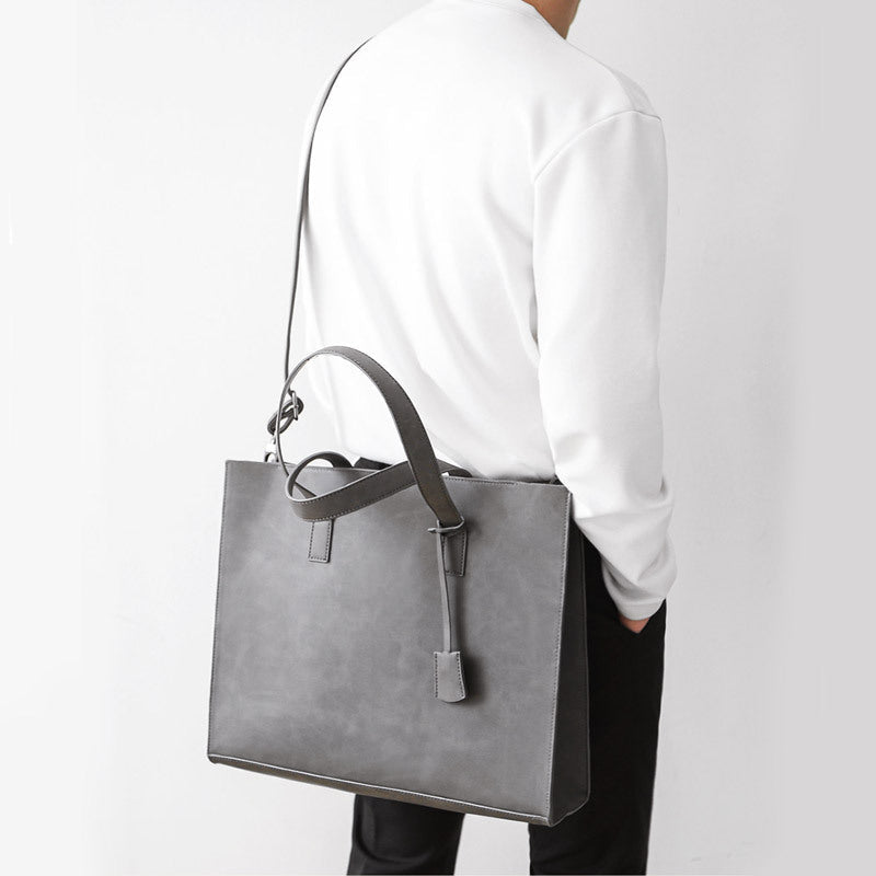 Bolsos de Hombro de Cuero para Hombre y Mujer de Estilo Urbano